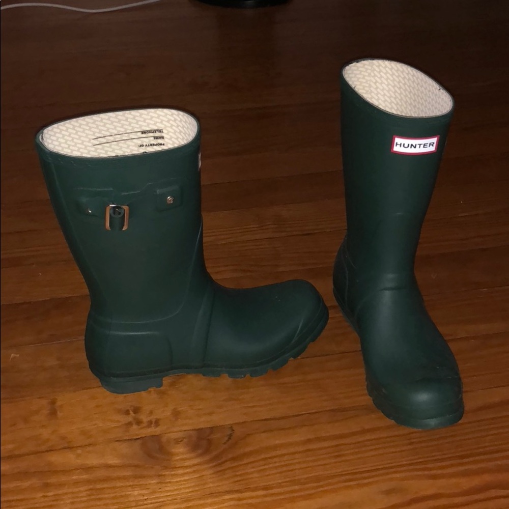Hunter rain boots